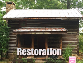Historic Log Cabin Restoration  Disputanta, Virginia